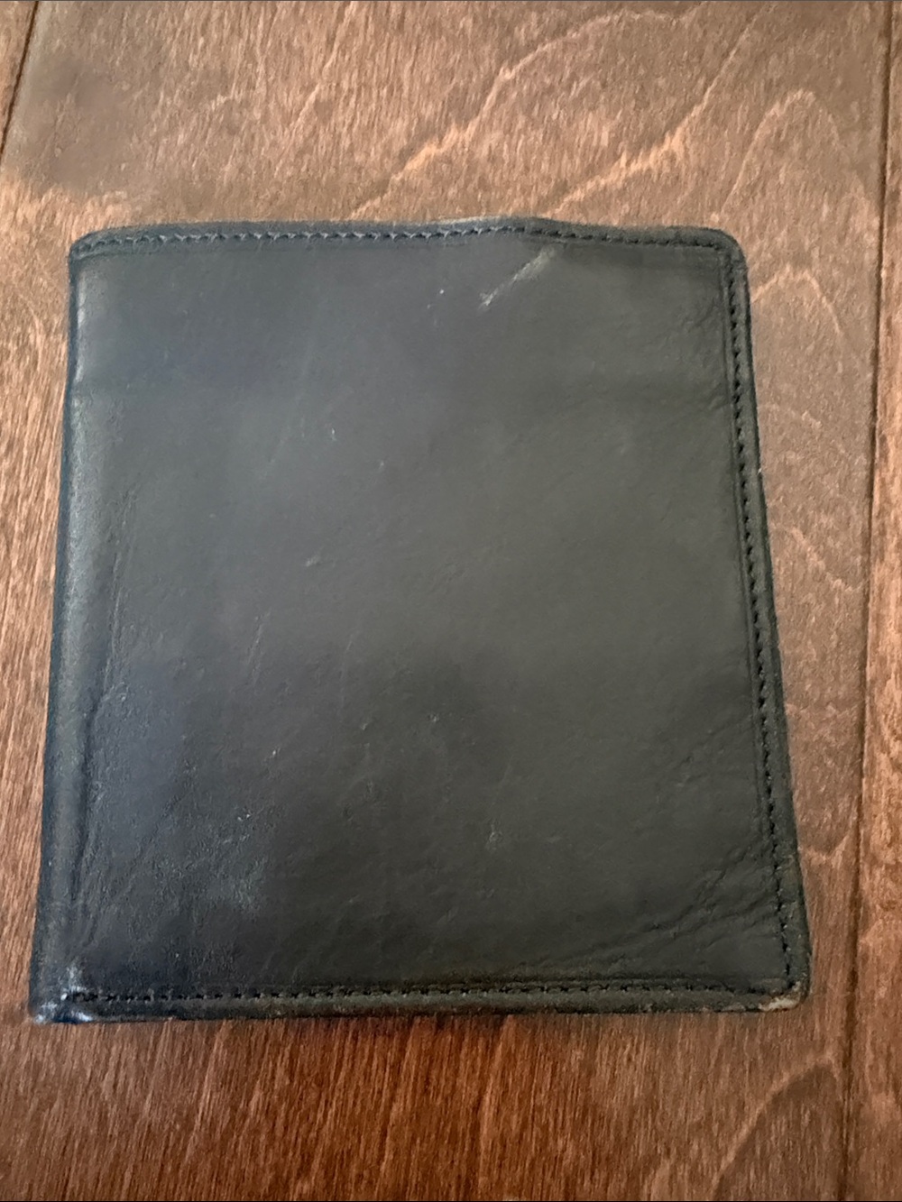Vintage 80s/90s Wilson’s Leather Black Single Fold Multi Card Slot Wallet